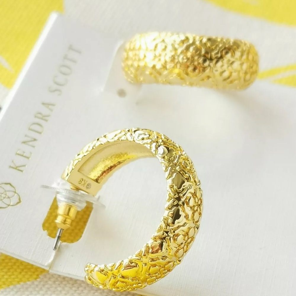 Kendra Scott Gold Hoop Earrings